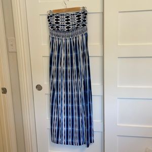 So a tie dye maxi dress